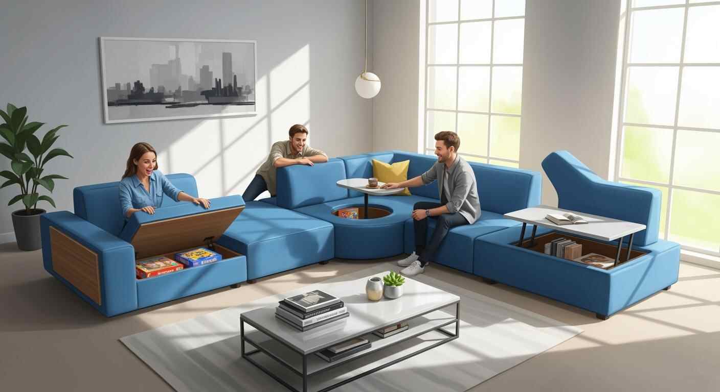Custom sectional couch designs that surprise guests