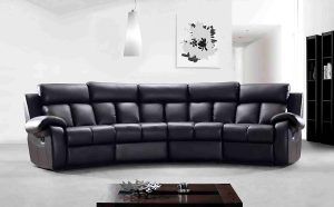 Hotel Lobby Leather Sofa 0650