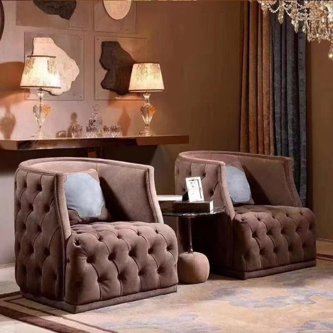 Luxury Velvet Club Accent Chair ND-Z057B# - Image 2