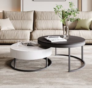 Modern Nesting Round Coffee Tables TJB038A