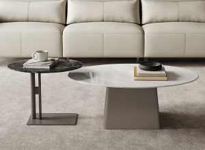 Modern Oval Coffee Table Set TJB2857A