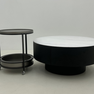 Round storage coffee table set TJB4072A