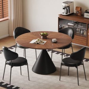 Round pedestal dining table TJF4218