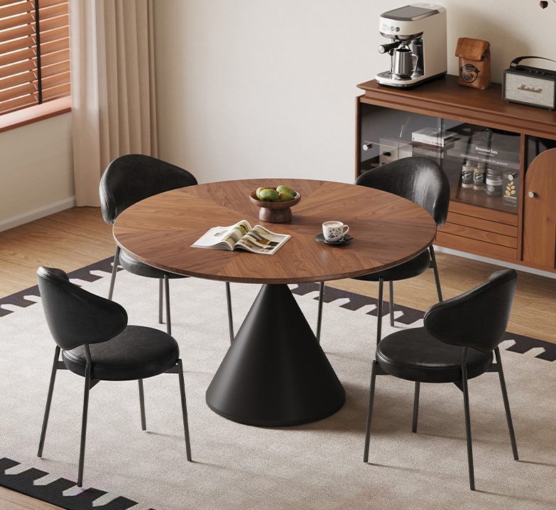 Round pedestal dining table TJF4218