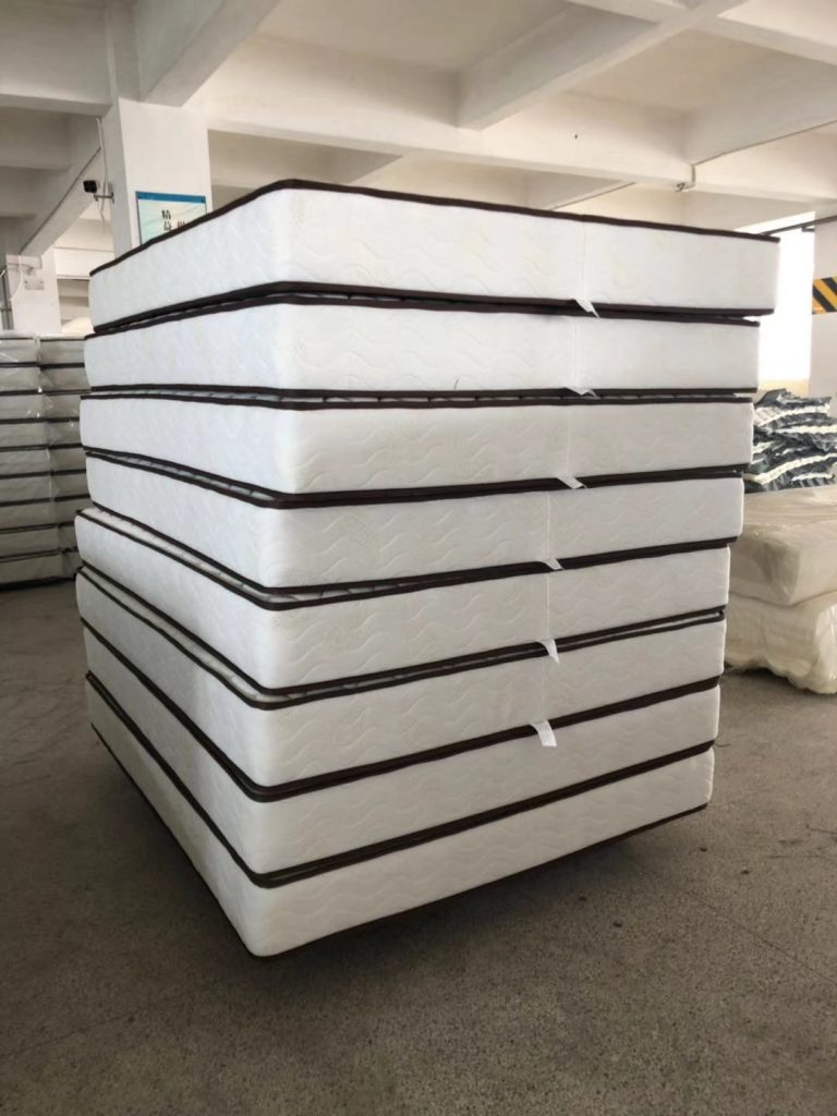 Mattress production and protective wrapping for the UK apartment program