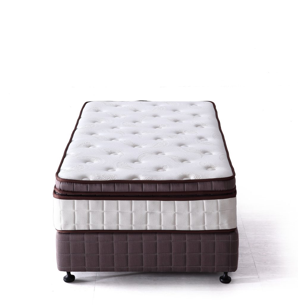 Shakti Hotel mattress finished product on a supporting base